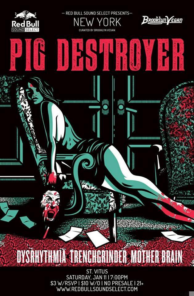 Pig Destroyer Live admat