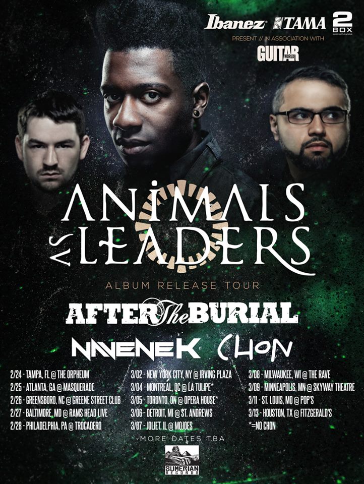 Animals as Leaders NA tour 2014