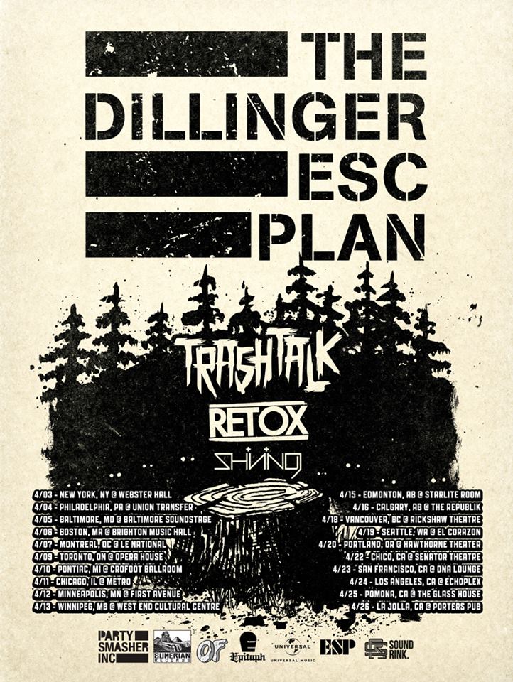 Dillinger Tour 2014