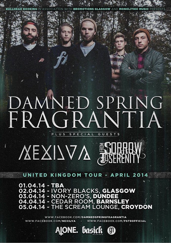damned spring uk tour april 2014