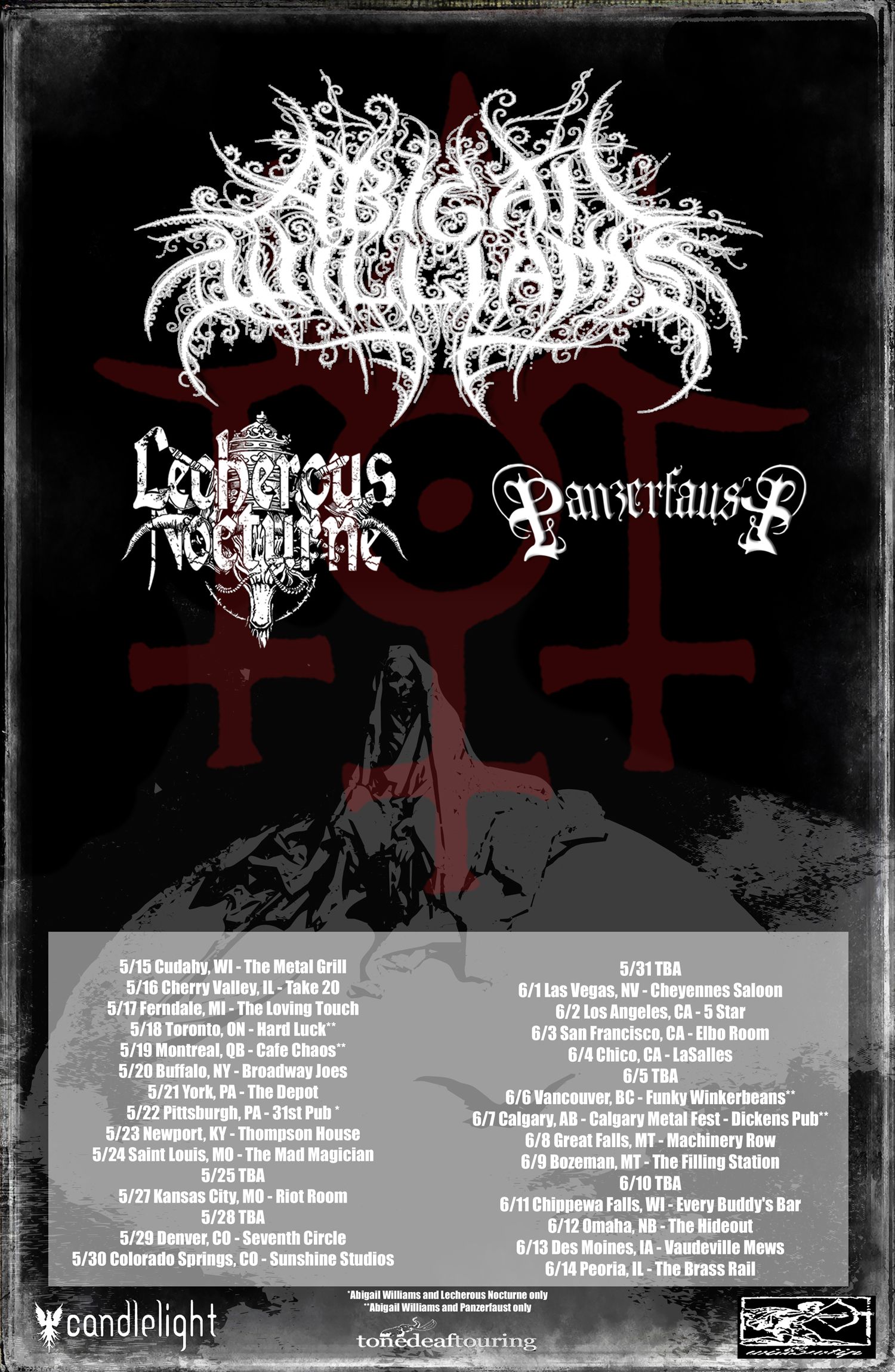 abigail williams tour 2014