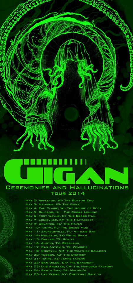 gigan 2014 tour