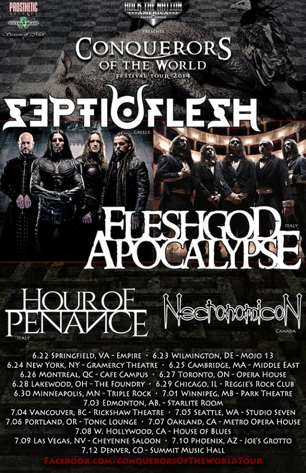 septicflesh fleshgod tour