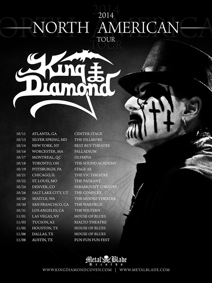 king diamond tour