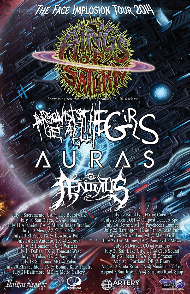 rings of saturn 2014 tour