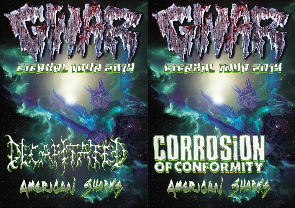 gwar eternal tour 2014