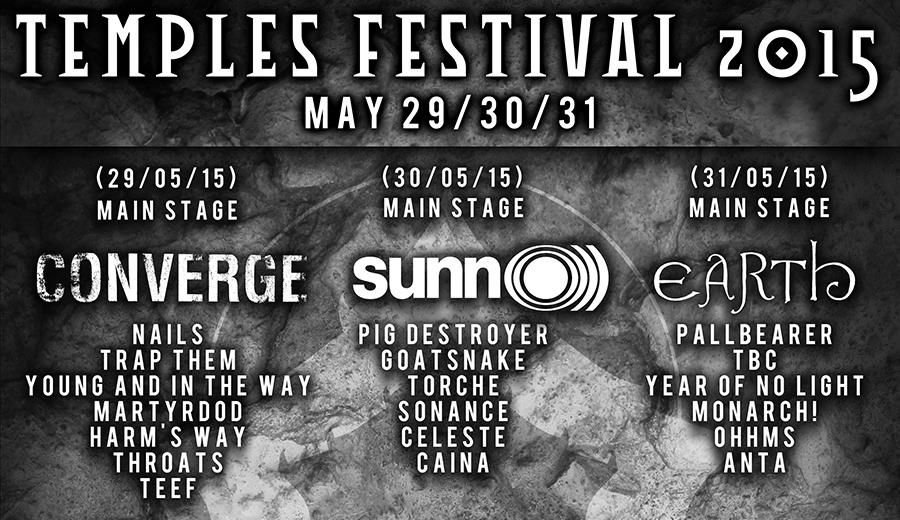 Temples Fest 2015 banner