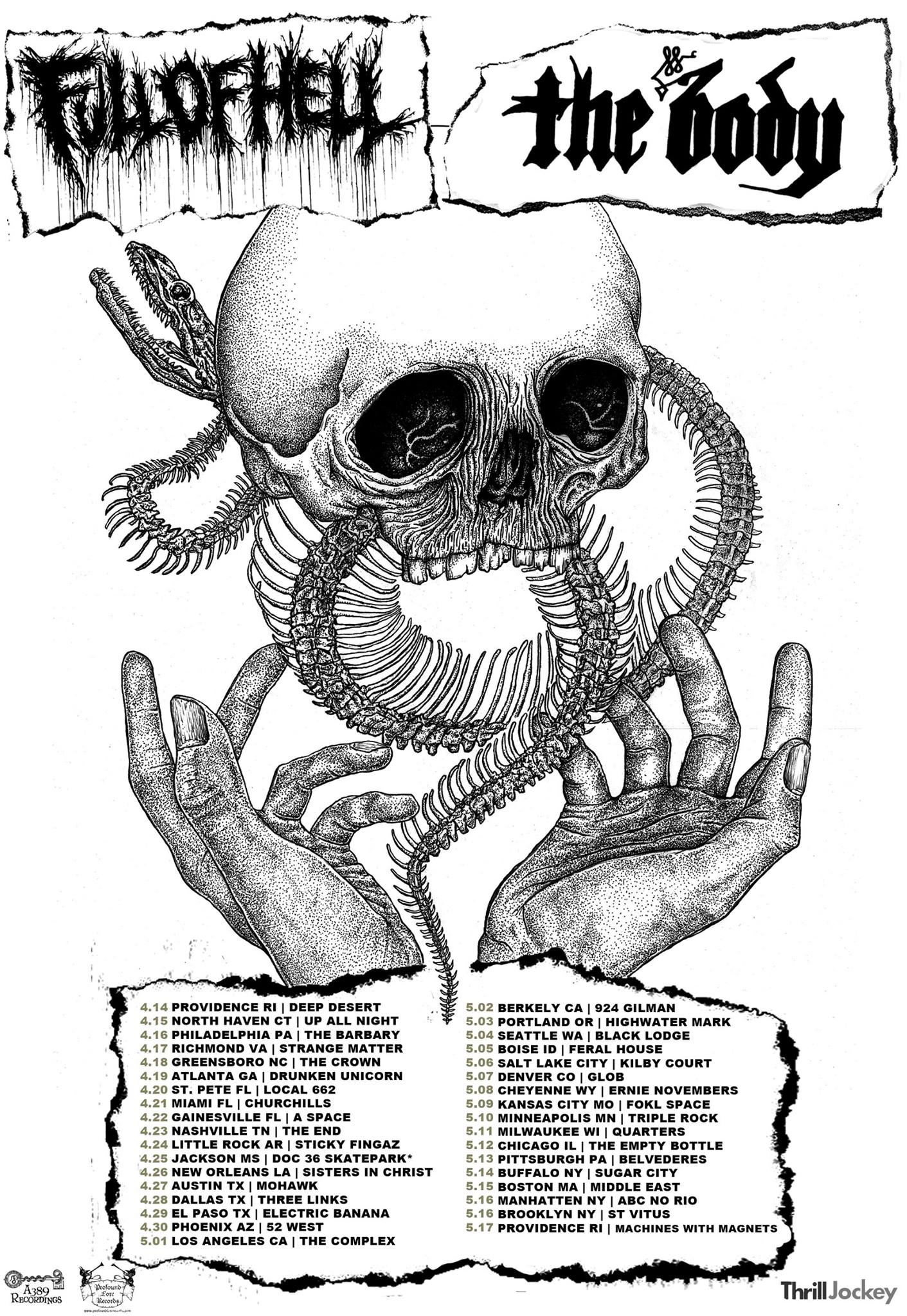 Full of Hell The Body Tour