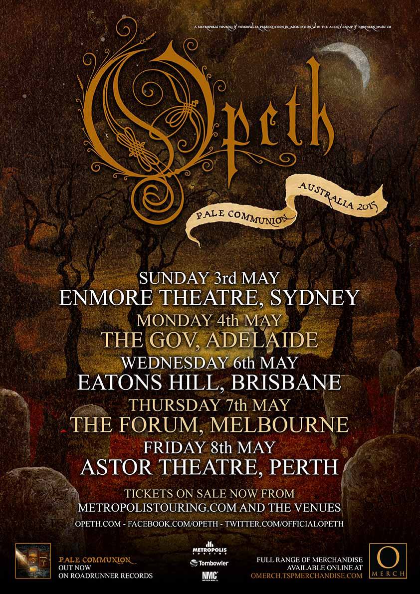 Opeth - Aus Tour