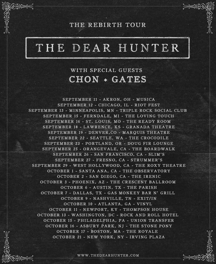 TDH + CHON + Gates tour